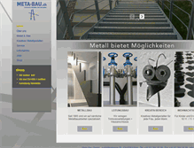 Tablet Screenshot of meta-bau.ch